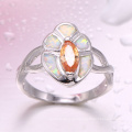 Neueste Opal Verlobungsring Mode Opal Schmuck cz Stein